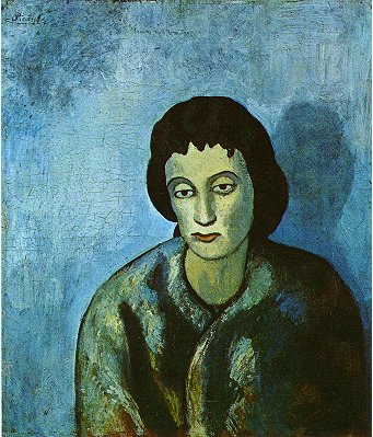 Pablo Picasso Classical Oil Paintings The Woman With The Edge